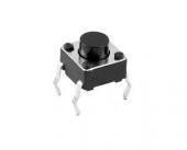 TACT  BUTON  6x6  Siyah 8 mm - 1