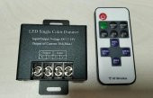 LED DİMMER Kontrol Tek Renk Şerit Ledler için RF 30A 11 buton 30A 12-24V DC - 1