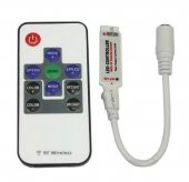 LED RGB Kontrol Devresi RF Plastik mini  10 butonlu 3x2A=6A - 1