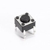 TACT  BUTON  6x6  Siyah 4,3 mm KFC-A06 - 1