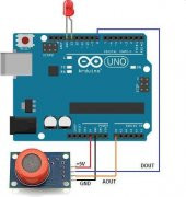 Arduino MQ-3 Alkol Gaz Algılama Modülü - 3