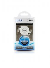 Prolink PMM105R-0100 Makaralı Stereo AUX Ses kablosu 3,5 mm 1 Metre Erkek Erkek thumbnail 2