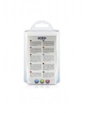 Prolink PMM105R-0100 Makaralı Stereo AUX Ses kablosu 3,5 mm 1 Metre Erkek Erkek thumbnail 3