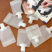 3 Adet 100ml Krem Şampuan Kabı Tekrar Kullanılabilir Set - 1