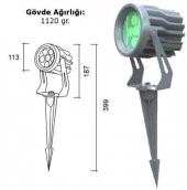 BERDİN BRD 29493 6X1W BAHÇE ARMATÜRÜ MAVİ KECHI SERİSİ - 1