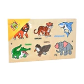 111 Woodoy Yapboz Vahşi Hayvanlar thumbnail 1