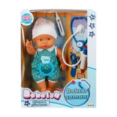 30111 Bebelou Doktor Zamanı Sesli Bebek Seti 35 cm - - 2