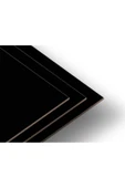 (8 MM) Siyah Laminat Kaplı MDF Tabaka Ahşap Plaka Ahşap Panel - 1