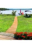 250x50 cm Ahşap yürüyüş yolu Veranda yolu Yürüme Yolu Bahçe Yolu - 1