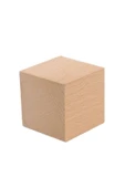 Kayın Küp Hobi Ahşap Küp Dekoratif Küp Doğal Ahşap Küp Blokları - 1