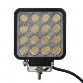 LED Armatür PROJEKTÖR BEYAZ 16 LEDLİ KARE 10-30VDC 48W - 1