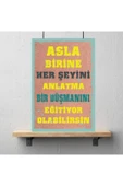 DURUSOY Ahşap Retro Mdf Poster , Komik Sözler , Duvar Yazıları , Manzara ,  Tarih , Edebiyat - Tbl0374 thumbnail 3