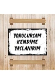 DURUSOY Ahşap Retro Mdf Poster , Komik Sözler , Duvar Yazıları , Manzara ,  Tarih , Edebiyat - Tbl0550 - 3