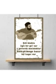 DURUSOY Ahşap Retro Mdf Poster , Komik Sözler , Duvar Yazıları , Manzara ,  Tarih , Edebiyat - Tbl0347 - 3