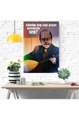 DURUSOY Ahşap Retro Mdf Poster , Komik Sözler , Duvar Yazıları , Manzara ,  Tarih , Edebiyat - Tbl0442 - 4