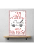 DURUSOY Ahşap Retro Mdf Poster , Komik Sözler , Duvar Yazıları , Manzara ,  Tarih , Edebiyat - Tbl0288 - 3