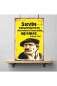 DURUSOY Ahşap Retro Mdf Poster , Komik Sözler , Duvar Yazıları , Manzara ,  Tarih , Edebiyat - Tbl0420 thumbnail 3