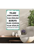 DURUSOY Ahşap Retro Mdf Poster , Komik Sözler , Duvar Yazıları , Manzara ,  Tarih , Edebiyat - Tbl0322 - 1