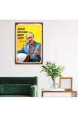 DURUSOY Ahşap Retro Mdf Poster , Komik Sözler , Duvar Yazıları , Manzara ,  Tarih , Edebiyat - Tbl0349 thumbnail 2
