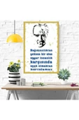 DURUSOY Ahşap Retro Mdf Poster , Komik Sözler , Duvar Yazıları , Manzara ,  Tarih , Edebiyat - Tbl0358 - 4