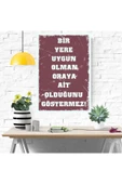 DURUSOY Ahşap Retro Mdf Poster , Komik Sözler , Duvar Yazıları , Manzara ,  Tarih , Edebiyat - Tbl0364 thumbnail 4