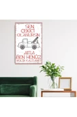 DURUSOY Ahşap Retro Mdf Poster , Komik Sözler , Duvar Yazıları , Manzara ,  Tarih , Edebiyat - Tbl0288 - 2