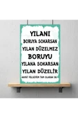 DURUSOY Ahşap Retro Mdf Poster , Komik Sözler , Duvar Yazıları , Manzara ,  Tarih , Edebiyat - Tbl0322 - 3