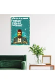 DURUSOY Ahşap Retro Mdf Poster , Komik Sözler , Duvar Yazıları , Manzara ,  Tarih , Edebiyat - Tbl0444 - 2