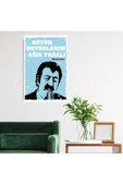 DURUSOY Ahşap Retro Mdf Poster , Komik Sözler , Duvar Yazıları , Manzara ,  Tarih , Edebiyat - Tbl0354 - 2