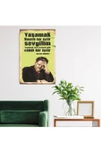 DURUSOY Ahşap Retro Mdf Poster , Komik Sözler , Duvar Yazıları , Manzara ,  Tarih , Edebiyat - Tbl0417 thumbnail 2