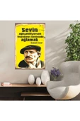 DURUSOY Ahşap Retro Mdf Poster , Komik Sözler , Duvar Yazıları , Manzara ,  Tarih , Edebiyat - Tbl0420 thumbnail 1