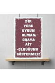 DURUSOY Ahşap Retro Mdf Poster , Komik Sözler , Duvar Yazıları , Manzara ,  Tarih , Edebiyat - Tbl0364 thumbnail 3