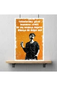 DURUSOY Ahşap Retro Mdf Poster , Komik Sözler , Duvar Yazıları , Manzara ,  Tarih , Edebiyat - Tbl0410 thumbnail 3