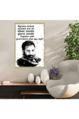 DURUSOY Ahşap Retro Mdf Poster , Komik Sözler , Duvar Yazıları , Manzara ,  Tarih , Edebiyat - Tbl0360 - 1