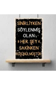 DURUSOY Ahşap Retro Mdf Poster , Komik Sözler , Duvar Yazıları , Manzara ,  Tarih , Edebiyat - Tbl0353 - 3