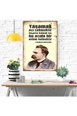 DURUSOY Ahşap Retro Mdf Poster , Komik Sözler , Duvar Yazıları , Manzara ,  Tarih , Edebiyat - Tbl0418 - 4
