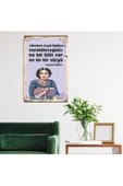 DURUSOY Ahşap Retro Mdf Poster , Komik Sözler , Duvar Yazıları , Manzara ,  Tarih , Edebiyat - Tbl0407 - 2