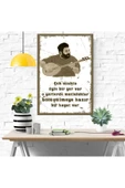 DURUSOY Ahşap Retro Mdf Poster , Komik Sözler , Duvar Yazıları , Manzara ,  Tarih , Edebiyat - Tbl0347 - 4