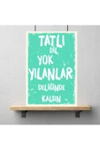 DURUSOY Ahşap Retro Mdf Poster , Komik Sözler , Duvar Yazıları , Manzara ,  Tarih , Edebiyat - Tbl0306 - 3