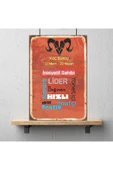 DURUSOY Ahşap Retro Mdf Poster , Komik Sözler , Duvar Yazıları , Manzara ,  Tarih , Edebiyat - Tbl0209 - 3