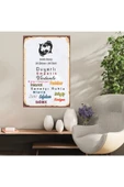 DURUSOY Ahşap Retro Mdf Poster , Komik Sözler , Duvar Yazıları , Manzara ,  Tarih , Edebiyat - Tbl0205 thumbnail 1
