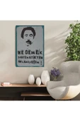 DURUSOY Ahşap Retro Mdf Poster , Komik Sözler , Duvar Yazıları , Manzara ,  Tarih , Edebiyat - Tbl0160 - 1