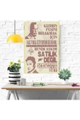 DURUSOY Ahşap Retro Mdf Poster , Komik Sözler , Duvar Yazıları , Manzara ,  Tarih , Edebiyat - Tbl0149 thumbnail 4