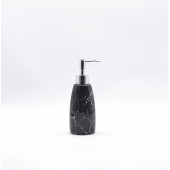 SIA 19G225-1A MERMER DESENLİ SİYAH SIVI SABUNLUK 8X8X17CM 300ML - 2