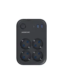 Polosmart MP22 Akım Korumalı Uzatma Kablosu 2 M Siyah - 1