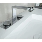Artema Memoria Ankastre Lavabo Bataryası (3 Delikli Lavabolar İçin) Krom - Siyah A4231558 - 2