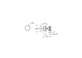 Vitra Origin Lavabo Yuvarlak Süzgeci (Universal-Sabit), Mat Siyah A4514836WTC - 2