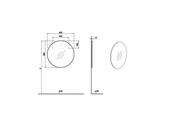 Vitra Basis Yuvarlak Ayna, 80 Cm 67664 thumbnail 1