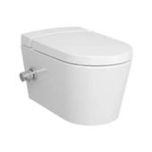 VitrA Asma Klozet Nest Rim-Ex Kanalsız, Vitrafresh Deterjan Hazneli ve Termostatik Ara Musluklu, 5176B003-7212 - 2