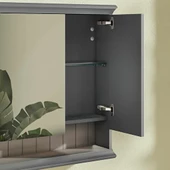 Vitra Valarte Dolaplı Ayna Led Aydınlatmalı, 100 Cm, Mat Gri 62235 thumbnail 2